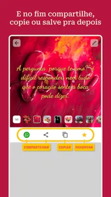 Mensagens de Amor android App screenshot 0