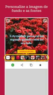 Mensagens de Amor android App screenshot 2