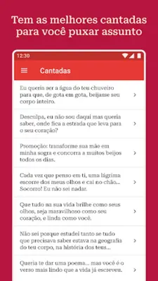 Mensagens de Amor android App screenshot 4