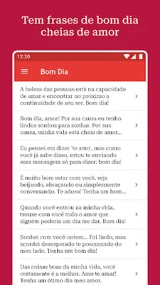 Mensagens de Amor android App screenshot 5