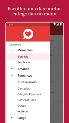 Mensagens de Amor android App screenshot 7